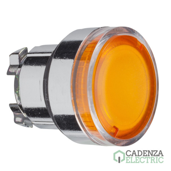 Cabeza pulsador luminoso ras ba9s amarillo ref. ZB4BW35 Schneider Electric