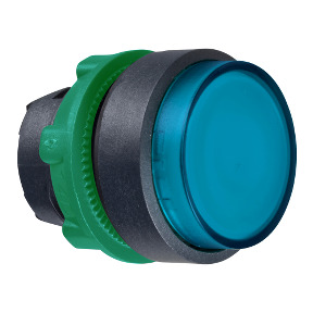 Cabeza pulsador luminoso saliente azul ø 22 pulsar-pulsar ref. ZB5AH63 Schneider Electric [PLAZO 3-6 SEMANAS]