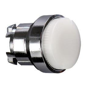 Cabeza pulsador luminoso saliente blanco ø 22 para lámpara BA9s ref. ZB4BW11 Schneider Electric [PLAZO 3-6 SEMANAS]