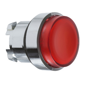 Cabeza pulsador luminoso saliente rojo ø 22 para lámpara BA9s ref. ZB4BW14 Schneider Electric [PLAZO 3-6 SEMANAS]