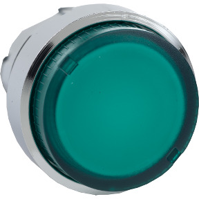 Cabeza pulsador luminoso saliente verde ø 22 para lámpara BA9s ref. ZB4BW13 Schneider Electric [PLAZO 3-6 SEMANAS]
