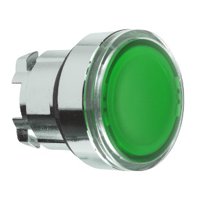 Cabeza pulsador luminoso verde ø 22 ref. ZB4BA38 Schneider Electric [PLAZO 3-6 SEMANAS]