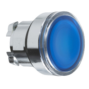 Comprar CABEZA PULSADOR LUMIN.RASANTE AZUL ref. ZB4BW363 precio 6,