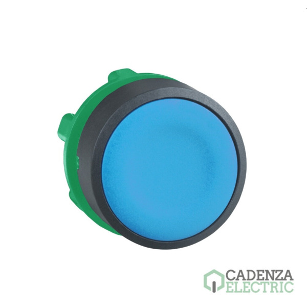 Cabeza pulsador ras azul ref. ZB5AA6 Schneider Electric