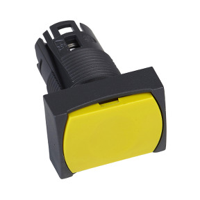 Cabeza pulsador rectangular amarillo ø 16 ref. ZB6DA5 Schneider Electric [PLAZO 3-6 SEMANAS]