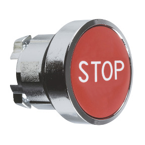 Cabeza pulsador rojo ø 22 stop"" ref. ZB4BA434 Schneider Electric [PLAZO 3-6 SEMANAS]