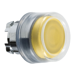 Cabeza pulsador saliente amarillo ø 22 ref. ZB4BP5 Schneider Electric