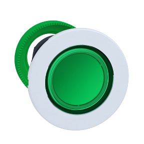 CABEZA PULS.FLUSH LUM.VERDE LED COL.BL. ref. ZB5FW333C1 Schneider Electric [PLAZO 3-6 SEMANAS]