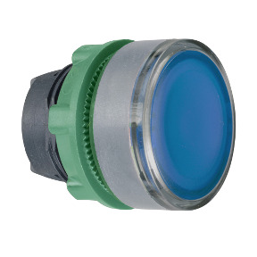 CABEZA PULS.LUM.AZUL LED COL.GR. ref. ZB5AW363C0 Schneider Electric [PLAZO 3-6 SEMANAS]