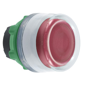 CABEZA PULS.LUM.ROJO CON CAP.TRANSP.LED COL.BL. ref. ZB5AW543C1 Schneider Electric [PLAZO 3-6 SEMANAS]