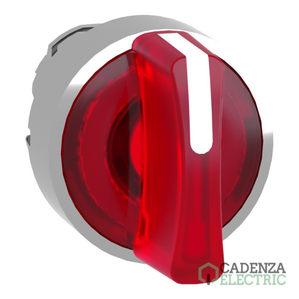 Cabeza selector luminoso 3 posiciones rojo ref. ZB4BK1343 Schneider Electric