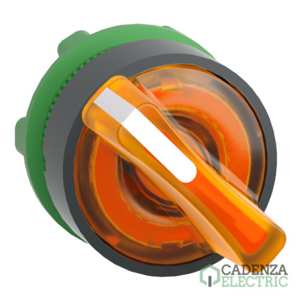 Compra Cabeza selector luminoso naranja 2 posiciones fijas ref. ZB5AK1253 Schneider Electric al mejor precio | Cadenza Electric