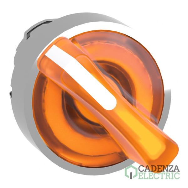 Cabeza selector luminoso naranja 2 posiciones retorno rn izquierda ref. ZB4BK1453 Schneider Electric