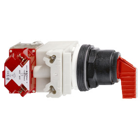 cabeza selector luminoso rojo Ø30 - 3 posiciones fijas ref. 9001SK46J35LRFR Schneider Electric [PLAZO 3-6 SEMANAS]