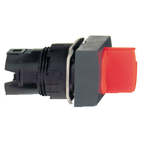 Cabeza selector rectangular rojo ø 16 3 posiciones con retorno ref. ZB6DD45 Schneider Electric [PLAZO 3-6 SEMANAS]