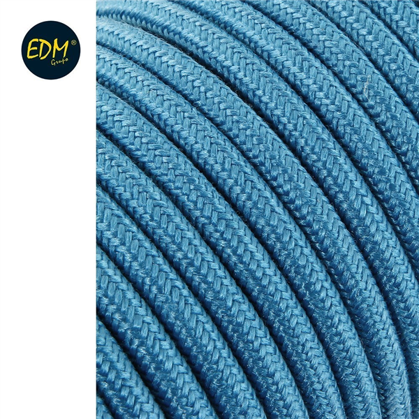 CABLE CORDON TUBULAIRE  2X0,75MM C68 AZUL CLARO 25MTS