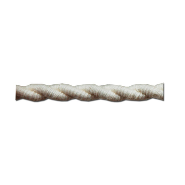 CABLE TEXTIL TRENZADO 2X0,75MM ALGODON  25 METROS