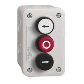 caja 3 puls marcados blanco-rojo-negro 3 NA-NC ref. XALE3255 Schneider Electric [PLAZO 3-6 SEMANAS]