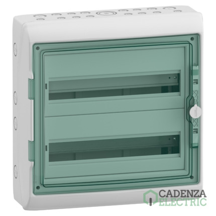 Compra Caja estanca; Kaedra; Superfície; 2 Filas; 36 Módulos ref. 13984 Schneider Electric al mejor precio | Cadenza Electric