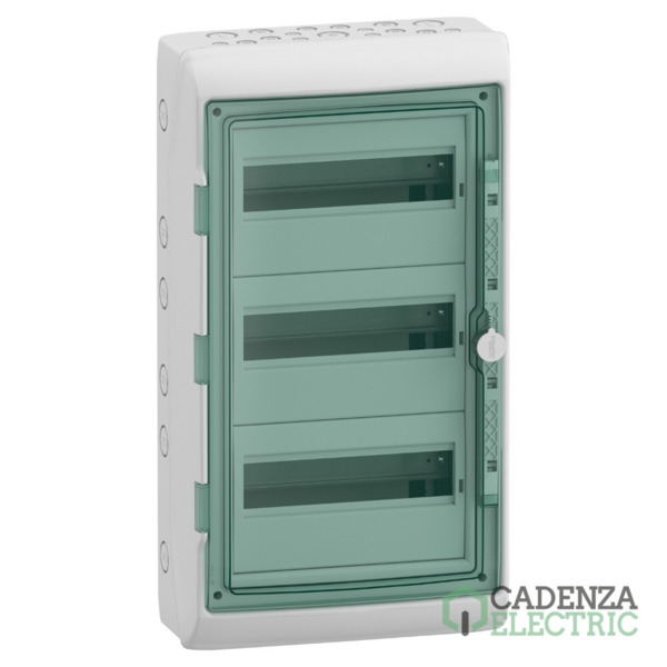 Caja estanca; Kaedra; Superfície; 3 Filas; 36 Módulos ref. 13985 Schneider Electric