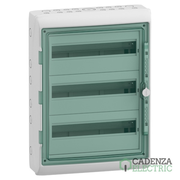 Caja estanca; Kaedra; Superfície; 3 Filas; 54 Módulos ref. 13986 Schneider Electric