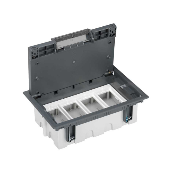 CAJA SUELO 70MM 4 MOD GRIS Simon ref. 52050004-035