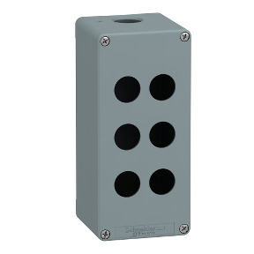 caja vacía - XAP-M - metal - 6 aperturas en 2 columnas ref. XAPM3206 Schneider Electric [PLAZO 3-6 SEMANAS]