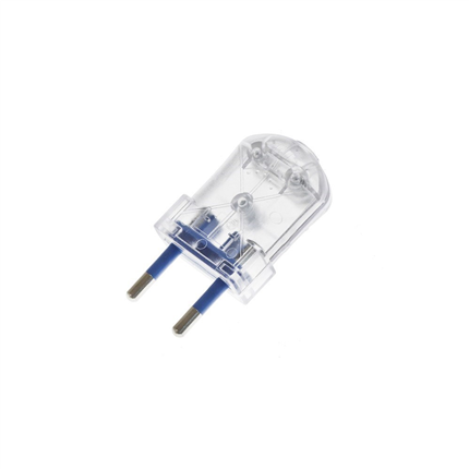 comprar CLAVIJA EUROPEA  TRANSPARENTE 10A 4MM  precio 1,85 €