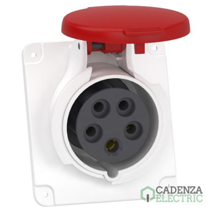 Compra Clavija panel angulada PK Patrika conexión 16 A IP44 380 V 3P+N+T 50-60 Hz ref. PKY16F435 Schneider Electric al mejor precio | Cadenza Electric