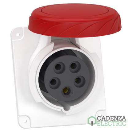 Compra Clavija panel en ángulo PK Patrika conexión 16 A IP67 380 V 3P+N+T 50-60 Hz ref. PKY16F735 Schneider Electric al mejor precio | Cadenza Electric