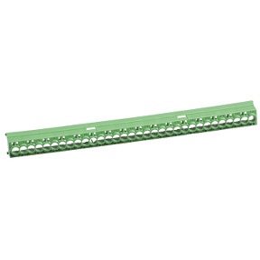 cobertura IP2 para bloco terminal com 16, 22 e 32 orifícios - verde ref. 13583 Schneider Electric [PLAZO 3-6 SEMANAS]