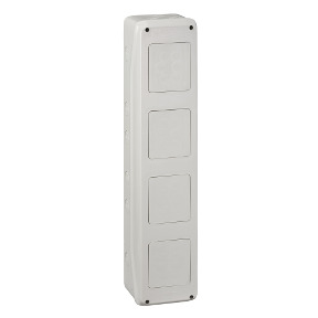 Cofret Kaedra - interconexión - 138 x 610 mm - 4 aperturas ref. 13994 Schneider Electric [PLAZO 3-6 SEMANAS]