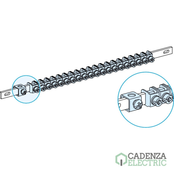 Colector PE, 450mm (an.), serie Linergy TB ref. LVS04200 Schneider Electric