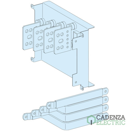 Compra Conex.P Trasladada NSX630 Fijo.Maneta.4P ref. LVS04456 Schneider Electric al mejor precio | Cadenza Electric