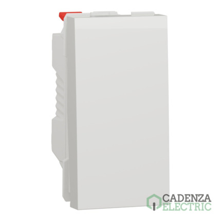 Compra Conmutador 1 mod New Unica Studio Blanco Polar ref. NU310318 Schneider Electric al mejor precio | Cadenza Electric