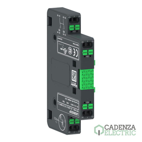 Contacto auxiliar 2NO Terminales de resorte R1 / L1 TeSys G ref. LAG8N203P Schneider Electric