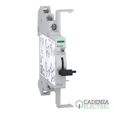 Compra Contacto auxiliar Acti9 OFsp, 1 NC + 1 contacto conmutado, 0,1-6 A ref. A9N16940 Schneider Electric al mejor precio | Cadenza Electric