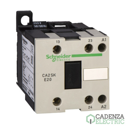 Compra Contactor auxiliar TeSys CA2SKE- 2NA alternados 230VCA ref. CA2SKE20P7 Schneider Electric al mejor precio | Cadenza Electric