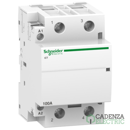 Compra Contactor modular Acti9 iCT 100 A 2 P 2 NA 230/240V CA ref. A9C20882 Schneider Electric al mejor precio | Cadenza Electric