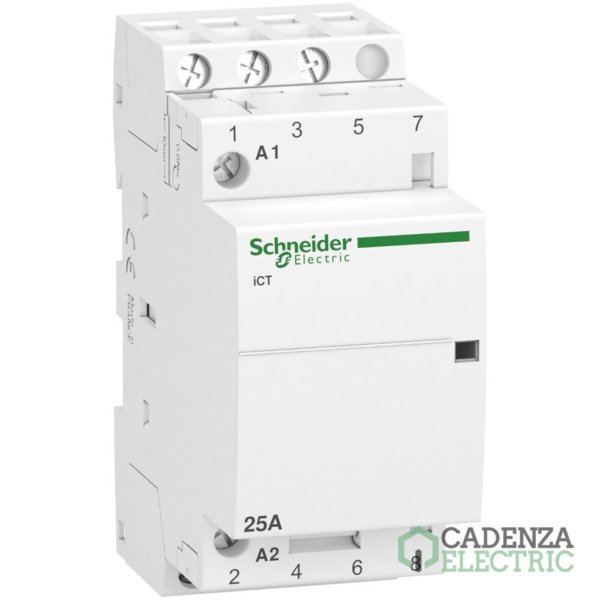 Contactor modular Acti9 iCT 25 A 3 P 3 NA 230/240V CA ref. A9C20833 Schneider Electric