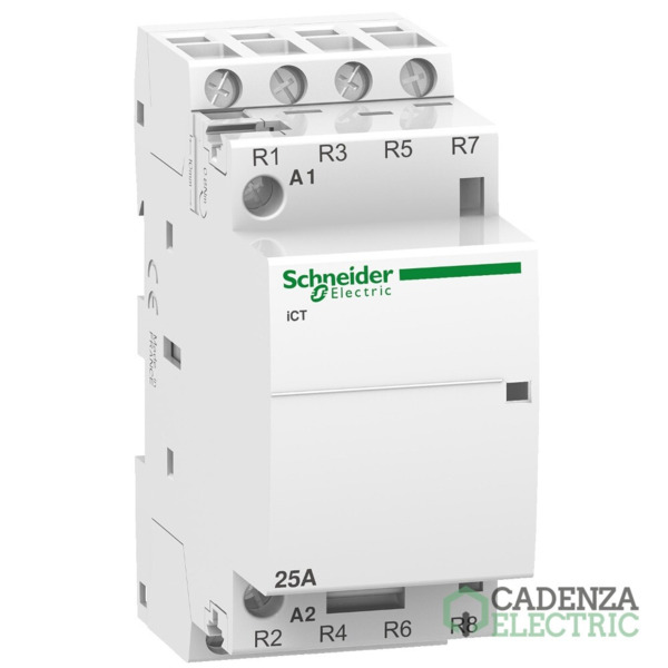 Contactor modular Acti9 iCT 25 A 4 P 4 NC 230/240V CA ref. A9C20837 Schneider Electric
