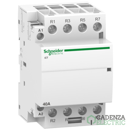 Compra Contactor modular Acti9 iCT 40 A 4 P 4 NC 230/240V CA ref. A9C20847 Schneider Electric al mejor precio | Cadenza Electric