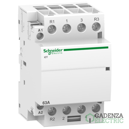 Compra Contactor modular Acti9 iCT 63 A 4 P 2 A + 2 C 230/240V CA ref. A9C20868 Schneider Electric al mejor precio | Cadenza Electric