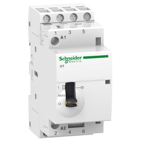 Contactor modular iCT 25A 3NO 220...240V 50Hz MO ref. A9C21833 Schneider Electric [PLAZO 3-6 SEMANAS]