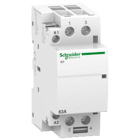 Contactor modular iCT 63A 2NO 24V 50Hz ref. A9C20162 Schneider Electric [PLAZO 3-6 SEMANAS]