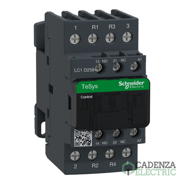 Contactor Tesys D - 4P(2 NA + 2 NF) - AC-1 - <= 440 V 40 A - 230 V CA bobina ref. LC1D258P7 Schneider Electric