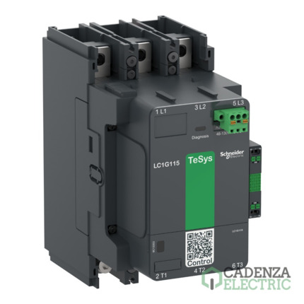 Compra Contactor TeSys LC1G 150A 440V 3P AC3 Estándar bobina 100-250V CA-CC ref. LC1G150KUEN Schneider Electric al mejor precio | Cadenza Electric