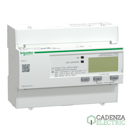 Compra Contador trifásico de medida directa hasta 125A con salida de pulsos ref. A9MEM3310 Schneider Electric al mejor precio | Cadenza Electric