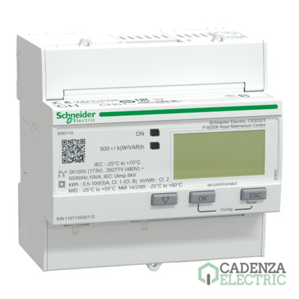 Compra Contador trifásico hasta 63A con salida de pulsos ref. A9MEM3110 Schneider Electric al mejor precio | Cadenza Electric