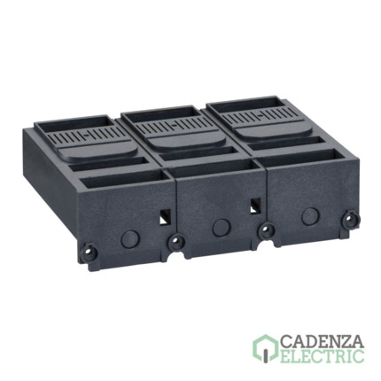 Compra Cubrebornes cortos, Compact NSX 400/630, paso 45 mm, IP40, 3 polos ref. LV432591 Schneider Electric al mejor precio | Cadenza Electric